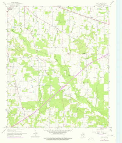 United States Geological Survey Malta, TX (1965, 24000-Scale) digital map