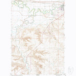 United States Geological Survey Malta West, MT (1968, 24000-Scale) digital map