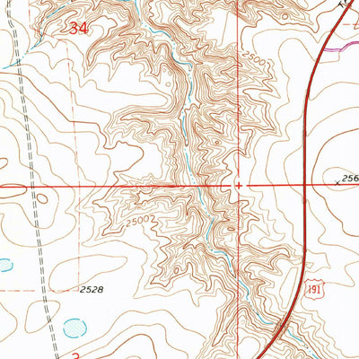 United States Geological Survey Malta West, MT (1968, 24000-Scale) digital map