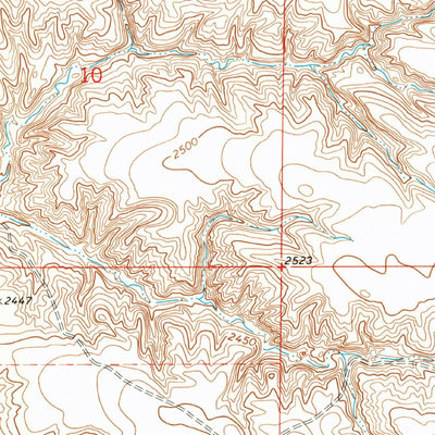 United States Geological Survey Malta West, MT (1968, 24000-Scale) digital map