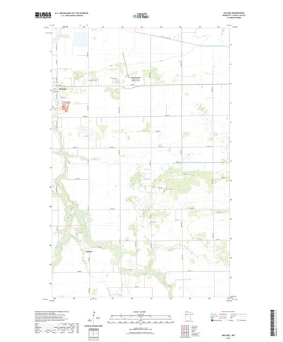United States Geological Survey Malung, MN (2022, 24000-Scale) digital map