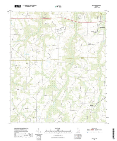 United States Geological Survey Malvern, AL (2020, 24000-Scale) digital map