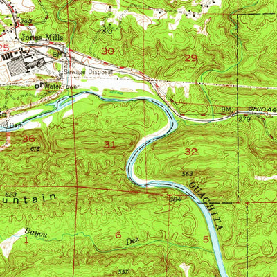 United States Geological Survey Malvern, AR (1948, 62500-Scale) digital map