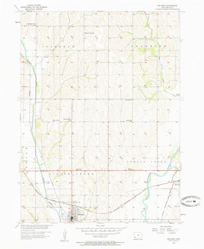 United States Geological Survey Malvern, IA (1956, 24000-Scale) digital map