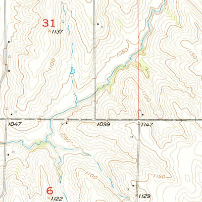 United States Geological Survey Malvern, IA (1956, 24000-Scale) digital map
