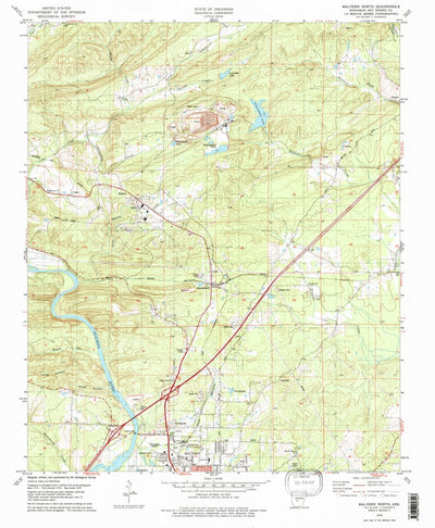 United States Geological Survey Malvern North, AR (1978, 24000-Scale) digital map