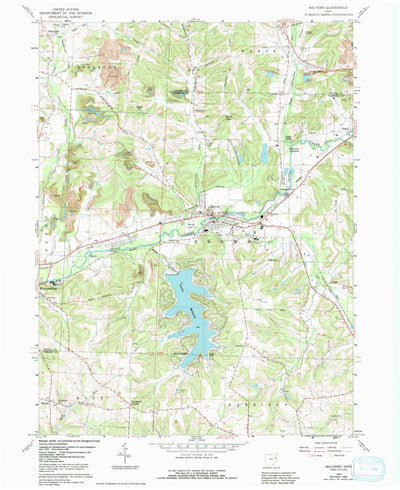 United States Geological Survey Malvern, OH (1960, 24000-Scale) digital map