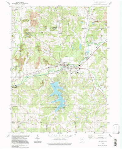 United States Geological Survey Malvern, OH (1994, 24000-Scale) digital map