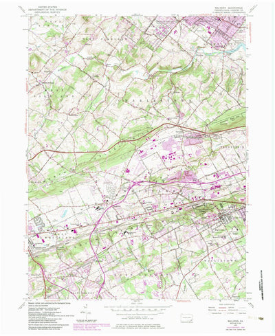 United States Geological Survey Malvern, PA (1955, 24000-Scale) digital map