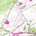 United States Geological Survey Malvern, PA (1955, 24000-Scale) digital map
