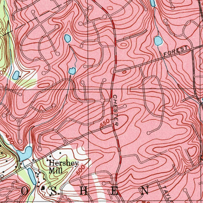 United States Geological Survey Malvern, PA (1999, 24000-Scale) digital map