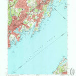 United States Geological Survey Mamaroneck, NY-CT (1967, 24000-Scale) digital map