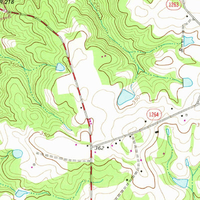 United States Geological Survey Mamers, NC (1974, 24000-Scale) digital map