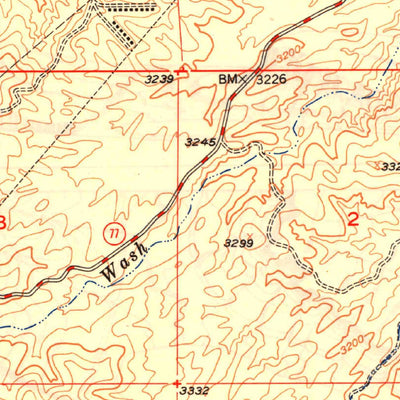United States Geological Survey Mammoth, AZ (1949, 24000-Scale) digital map