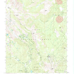 United States Geological Survey Mammoth Mountain, CA (1992, 24000-Scale) digital map