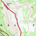 United States Geological Survey Mammoth Mountain, CA (1994, 24000-Scale) digital map