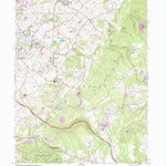 United States Geological Survey Mammoth, PA (1967, 24000-Scale) digital map