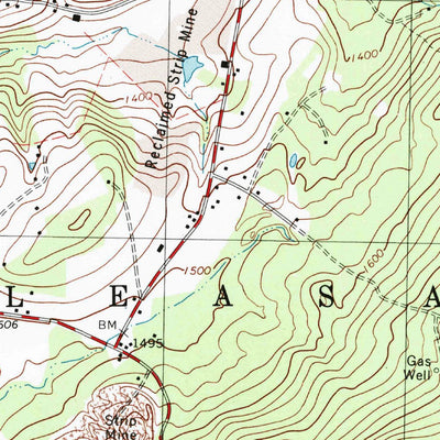 United States Geological Survey Mammoth, PA (1997, 24000-Scale) digital map