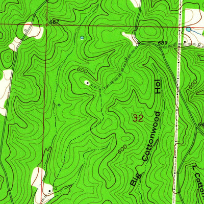 United States Geological Survey Mammoth Spring, AR-MO (1962, 24000-Scale) digital map