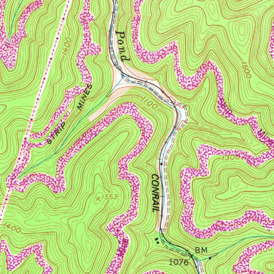 United States Geological Survey Mammoth, WV (1957, 24000-Scale) digital map