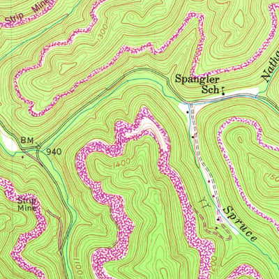United States Geological Survey Mammoth, WV (1957, 24000-Scale) digital map