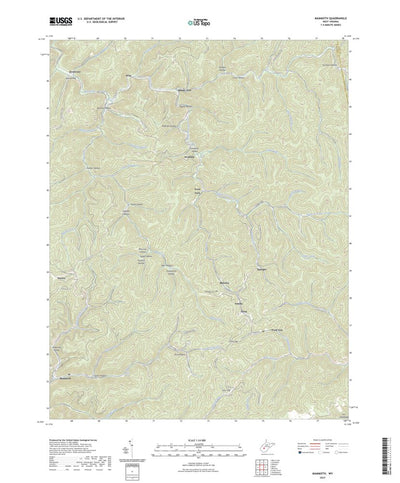 United States Geological Survey Mammoth, WV (2023, 24000-Scale) digital map