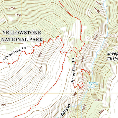 United States Geological Survey Mammoth, WY (2021, 24000-Scale) digital map