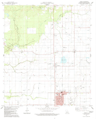 United States Geological Survey Mamou, LA (1983, 24000-Scale) digital map