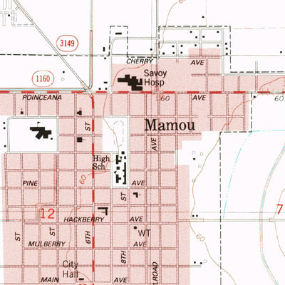 United States Geological Survey Mamou, LA (1983, 24000-Scale) digital map