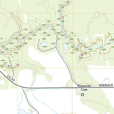 United States Geological Survey Mamou, LA (2020, 24000-Scale) digital map