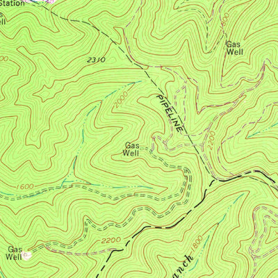 United States Geological Survey Man, WV (1963, 24000-Scale) digital map
