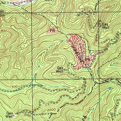 United States Geological Survey Man, WV (1996, 24000-Scale) digital map