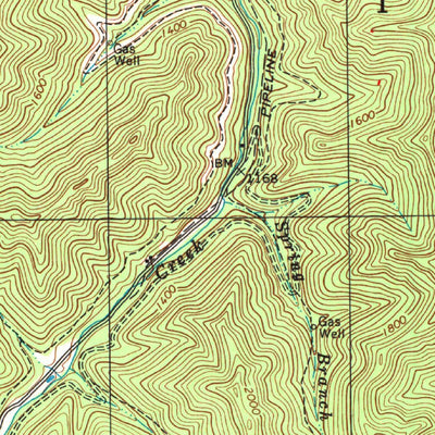 United States Geological Survey Man, WV (1996, 24000-Scale) digital map