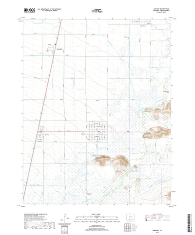 United States Geological Survey Manassa, CO (2019, 24000-Scale) digital map
