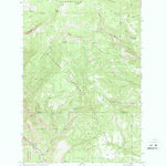 United States Geological Survey Manastash Lake, WA (1971, 24000-Scale) digital map