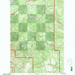 United States Geological Survey Manastash Lake, WA (1992, 24000-Scale) digital map