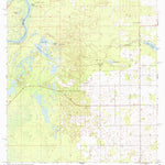 United States Geological Survey Manatee Springs, FL (1954, 24000-Scale) digital map