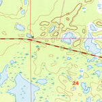 United States Geological Survey Manatee Springs, FL (1954, 24000-Scale) digital map