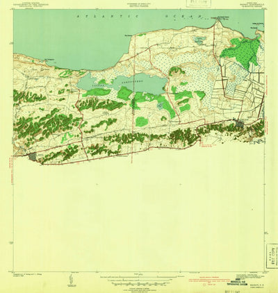United States Geological Survey Manati, PR (1942, 30000-Scale) digital map