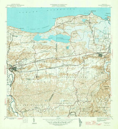 United States Geological Survey Manati, PR (1946, 30000-Scale) digital map