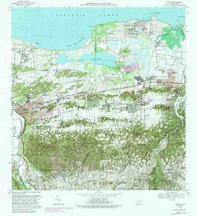 United States Geological Survey Manati, PR (1969, 20000-Scale) digital map