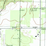 United States Geological Survey Mancelona, MI (1985, 24000-Scale) digital map