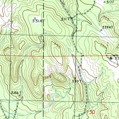 United States Geological Survey Mancelona, MI (1985, 24000-Scale) digital map