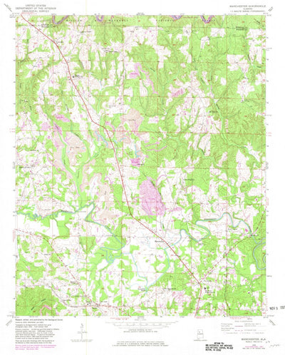 United States Geological Survey Manchester, AL (1949, 24000-Scale) digital map