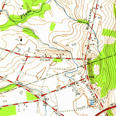 United States Geological Survey Manchester, CT (1952, 24000-Scale) digital map