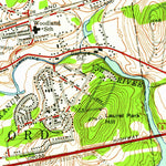 United States Geological Survey Manchester, CT (1952, 24000-Scale) digital map