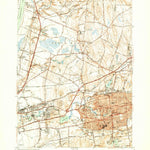 United States Geological Survey Manchester, CT (1952, 31680-Scale) digital map