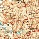United States Geological Survey Manchester, CT (1952, 31680-Scale) digital map