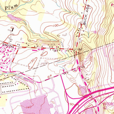 United States Geological Survey Manchester, CT (1963, 24000-Scale) digital map