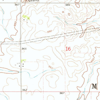 United States Geological Survey Manchester, IA (1973, 24000-Scale) digital map